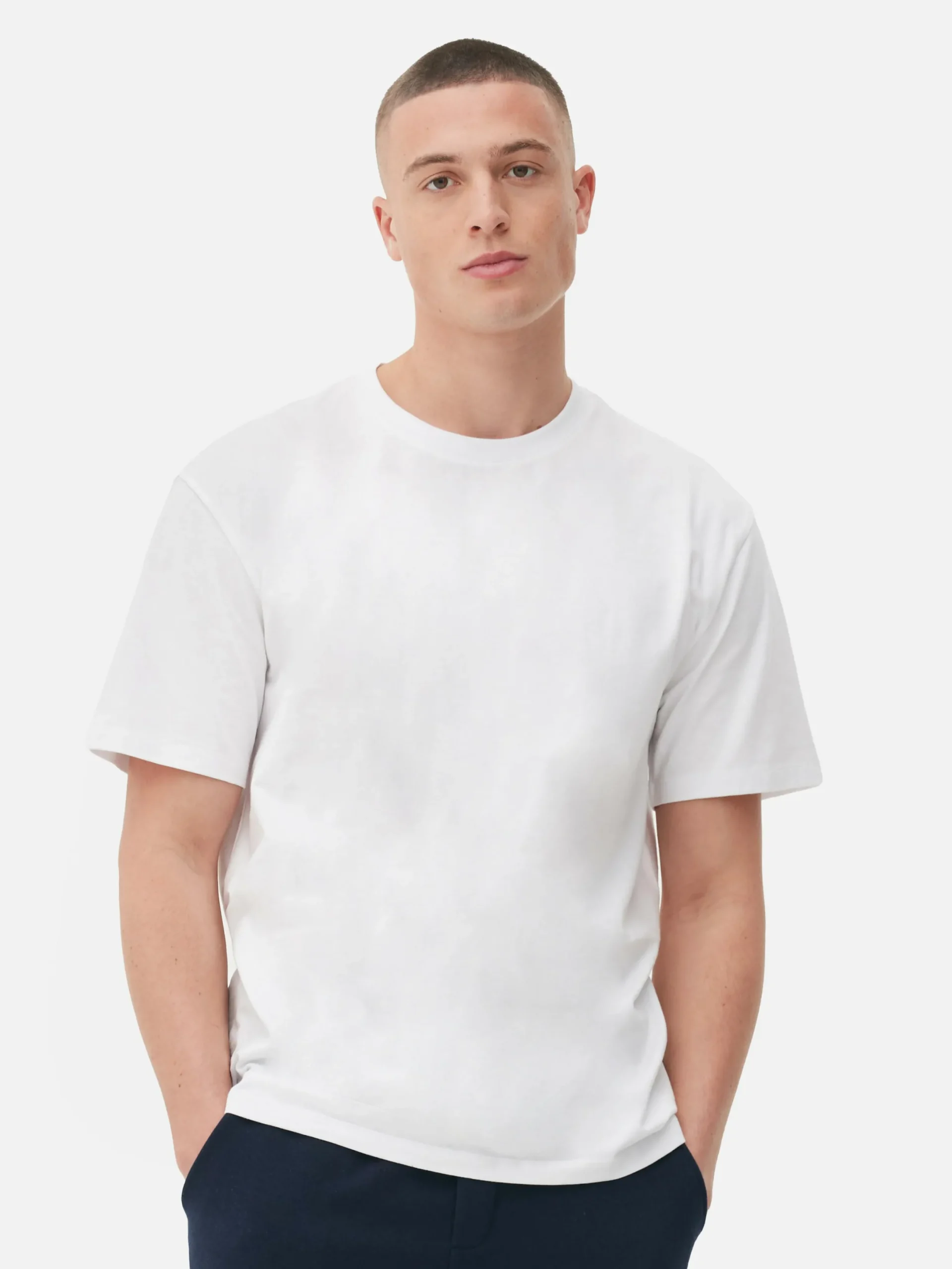 Tops Und T-Shirts|Primark Lässig Geschnittenes T-Shirt Weiß