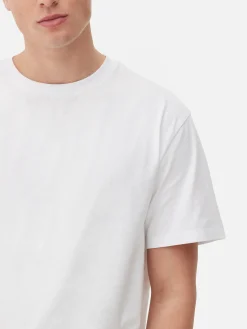 Tops Und T-Shirts|Primark Lässig Geschnittenes T-Shirt Weiß