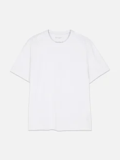 Tops Und T-Shirts|Primark Lässig Geschnittenes T-Shirt Weiß