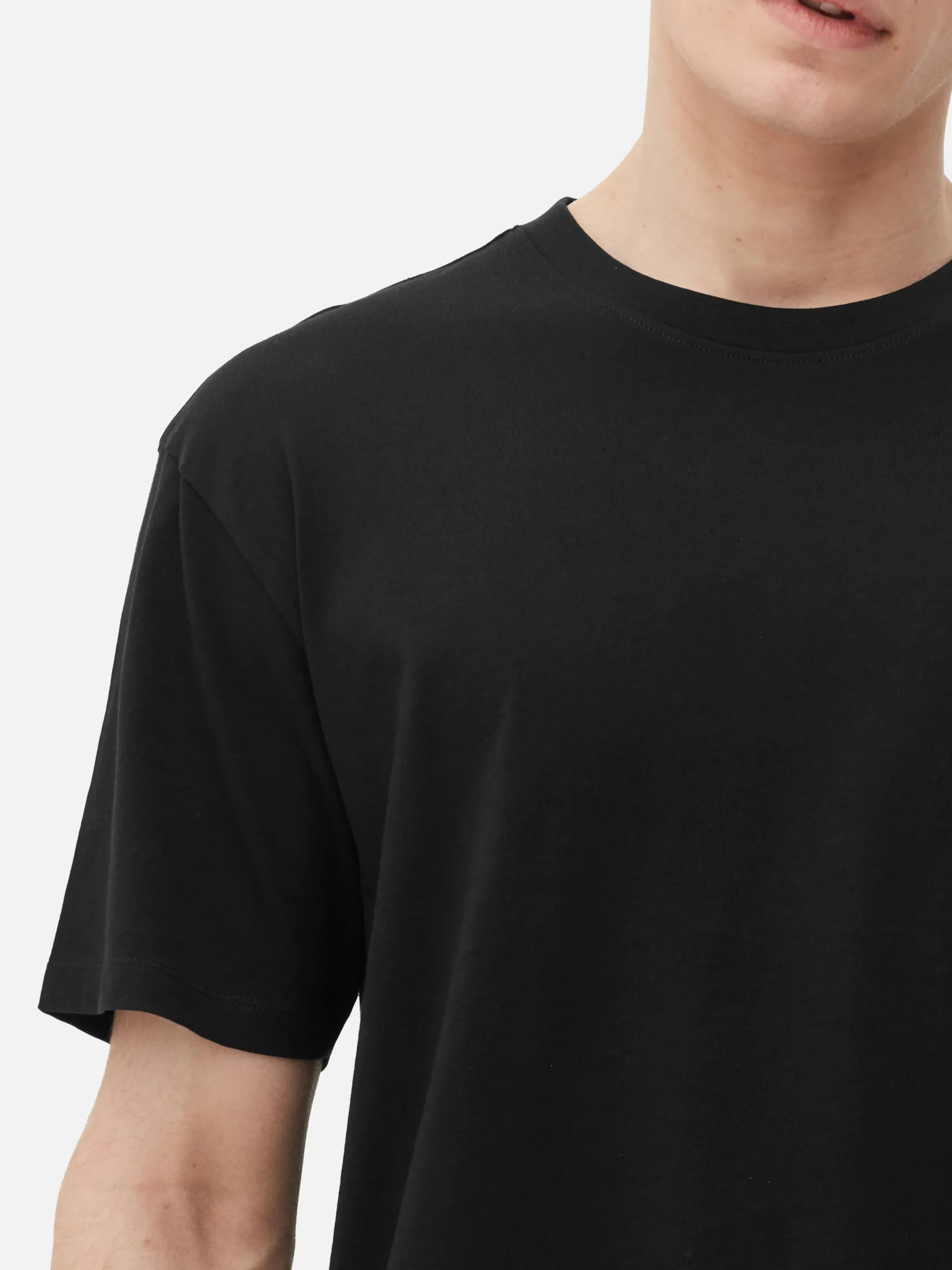 Tops Und T-Shirts|Primark Lässig Geschnittenes T-Shirt Schwarz