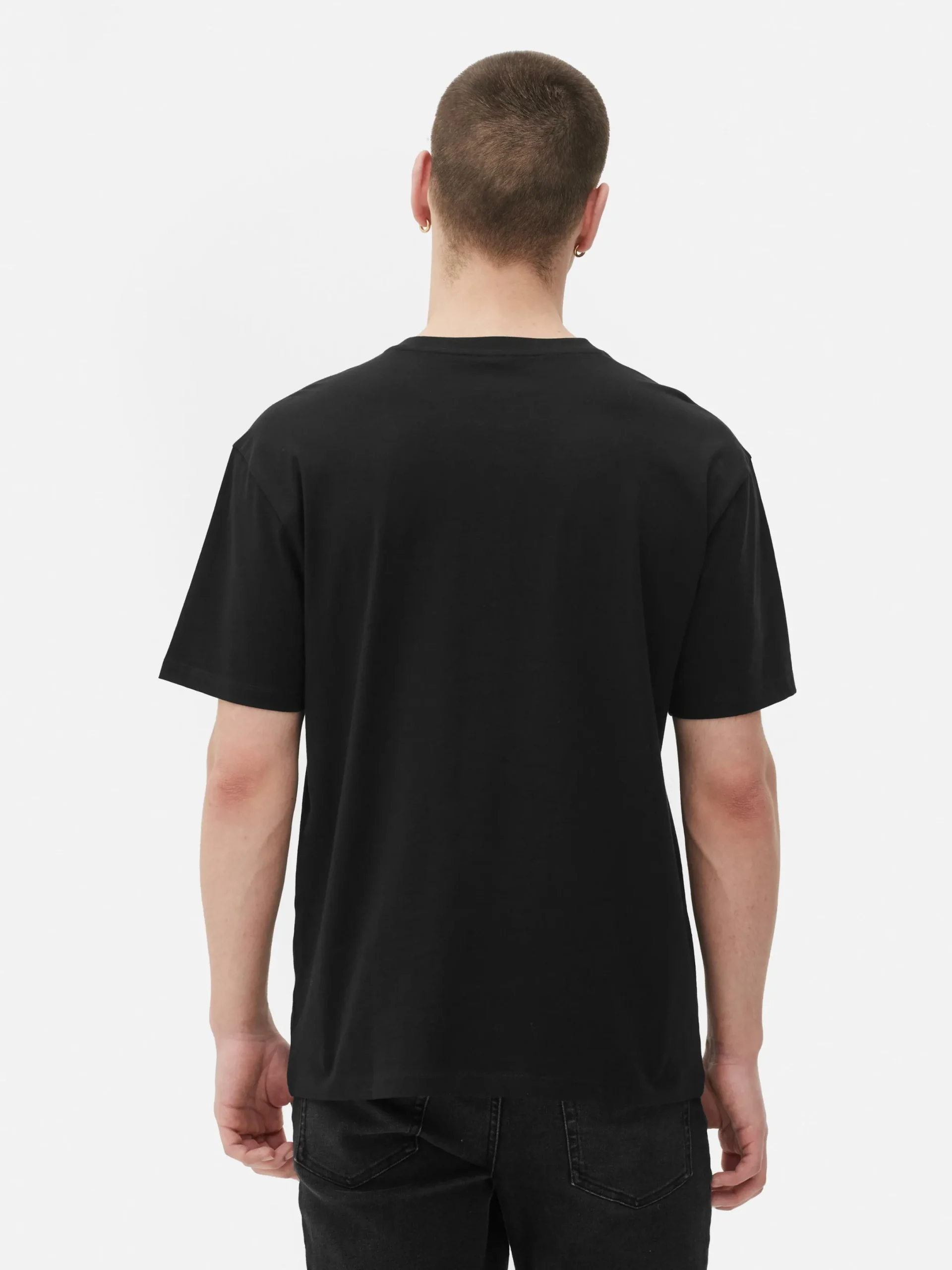 Tops Und T-Shirts|Primark Lässig Geschnittenes T-Shirt Schwarz