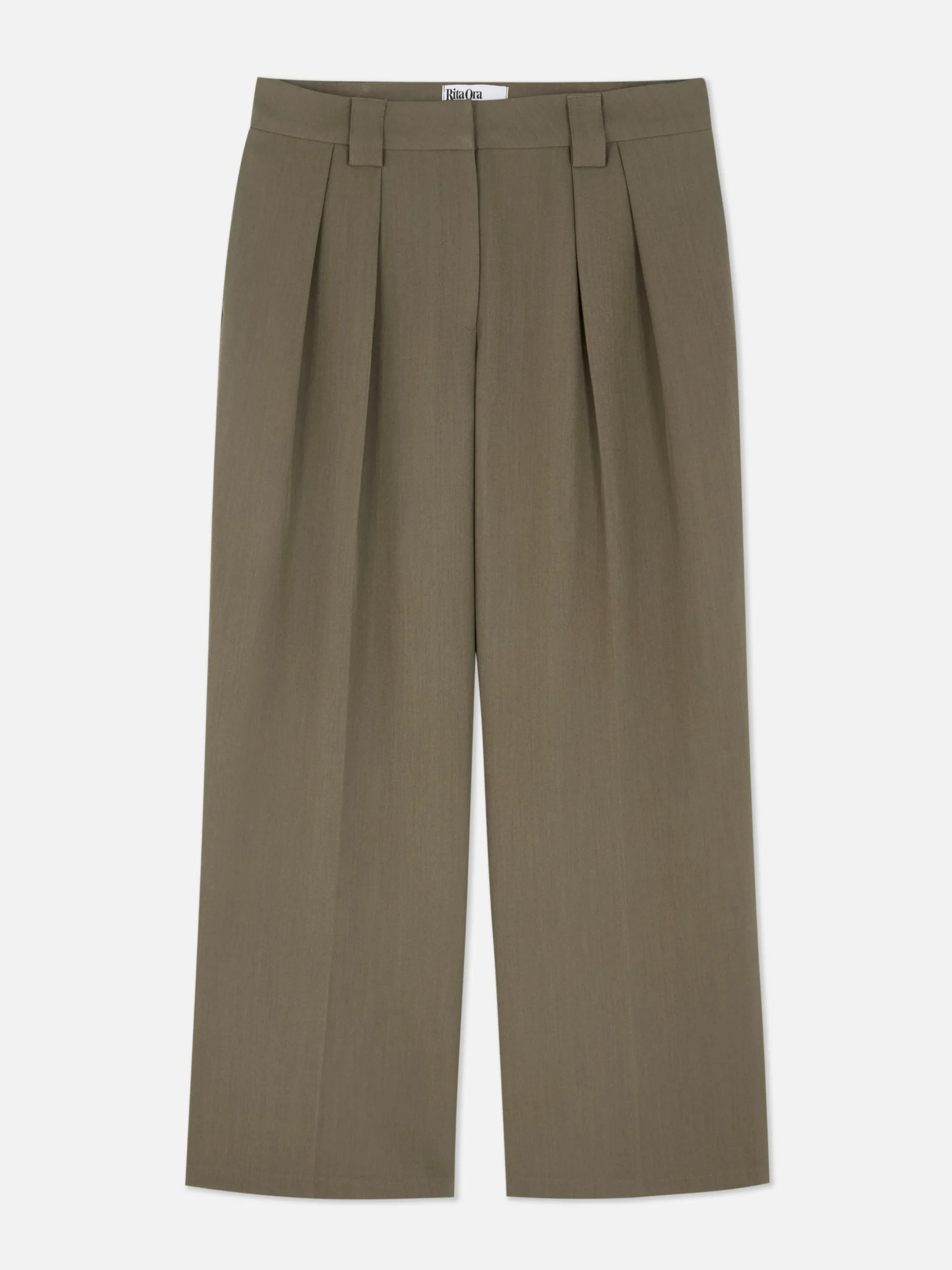 Hosen Und Leggings|Primark Lässige, Plissierte „Rita Ora“ Hose Mit Weitem Bein Braun