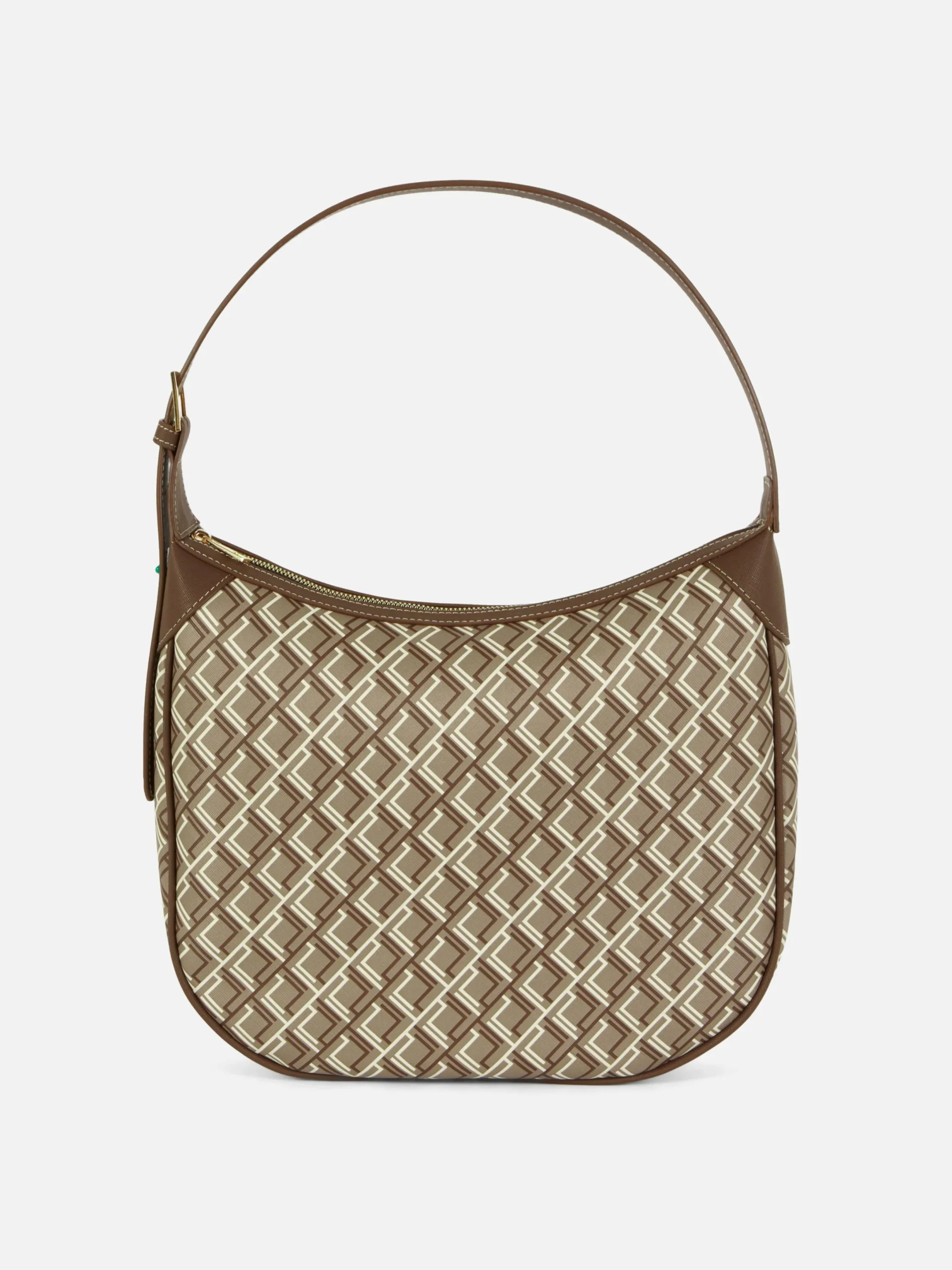 Taschen Und Portemonnaies|Primark Lässige Tragetasche Mit Monogramm Schokoladenbraun