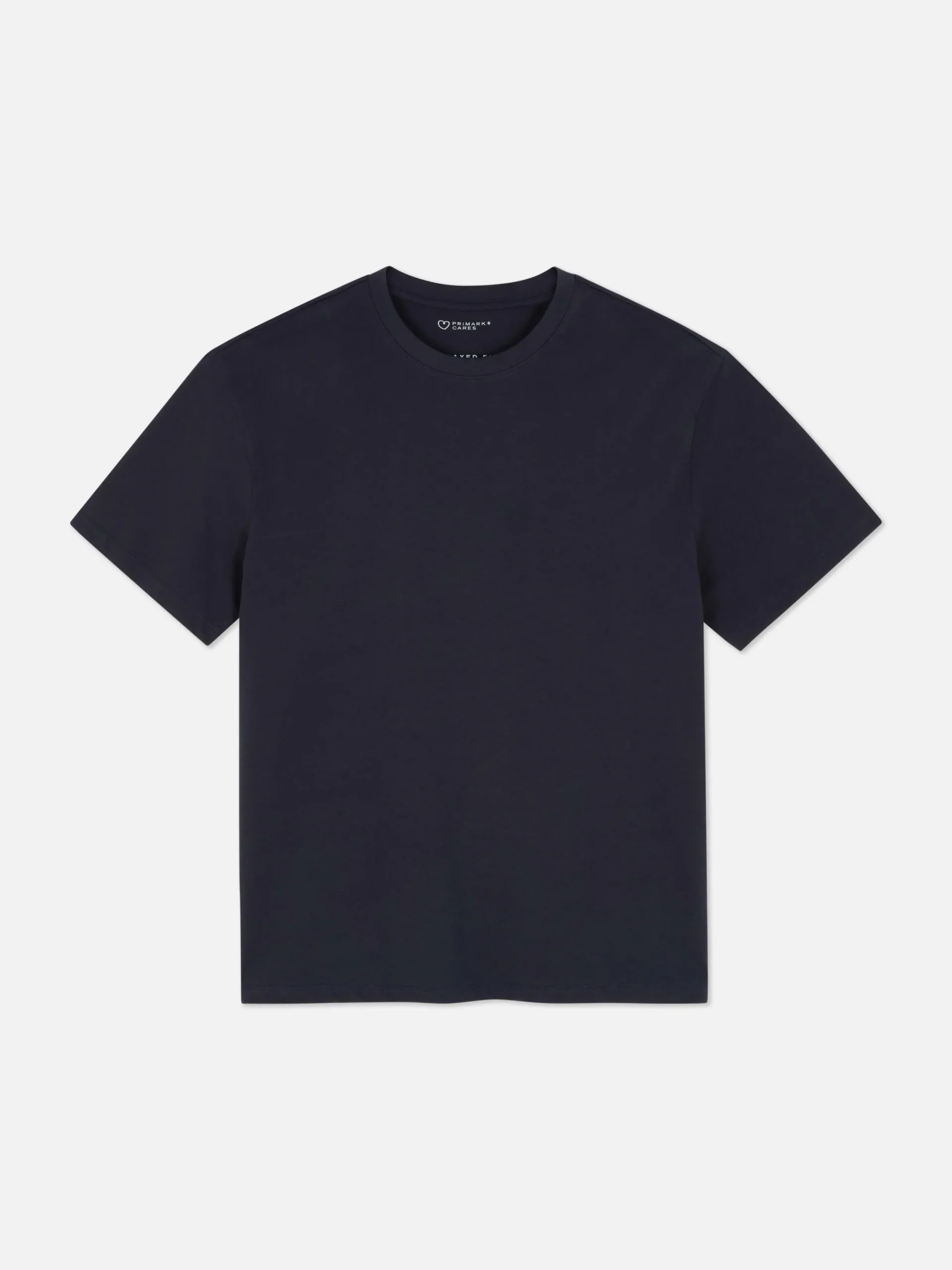 Tops Und T-Shirts|Primark Lässiges Baumwoll-T-Shirt Marineblau