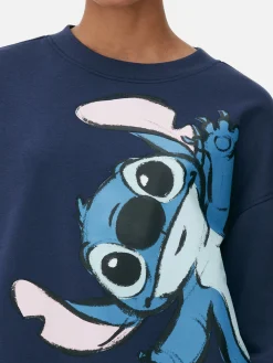 Hoodies Und Sweatshirts|Primark Lässiges „Disney Stitch“ Sweatshirt Marineblau
