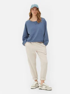 Hoodies Und Sweatshirts|Primark Lässiges, Kurzes Sweatshirt Blau