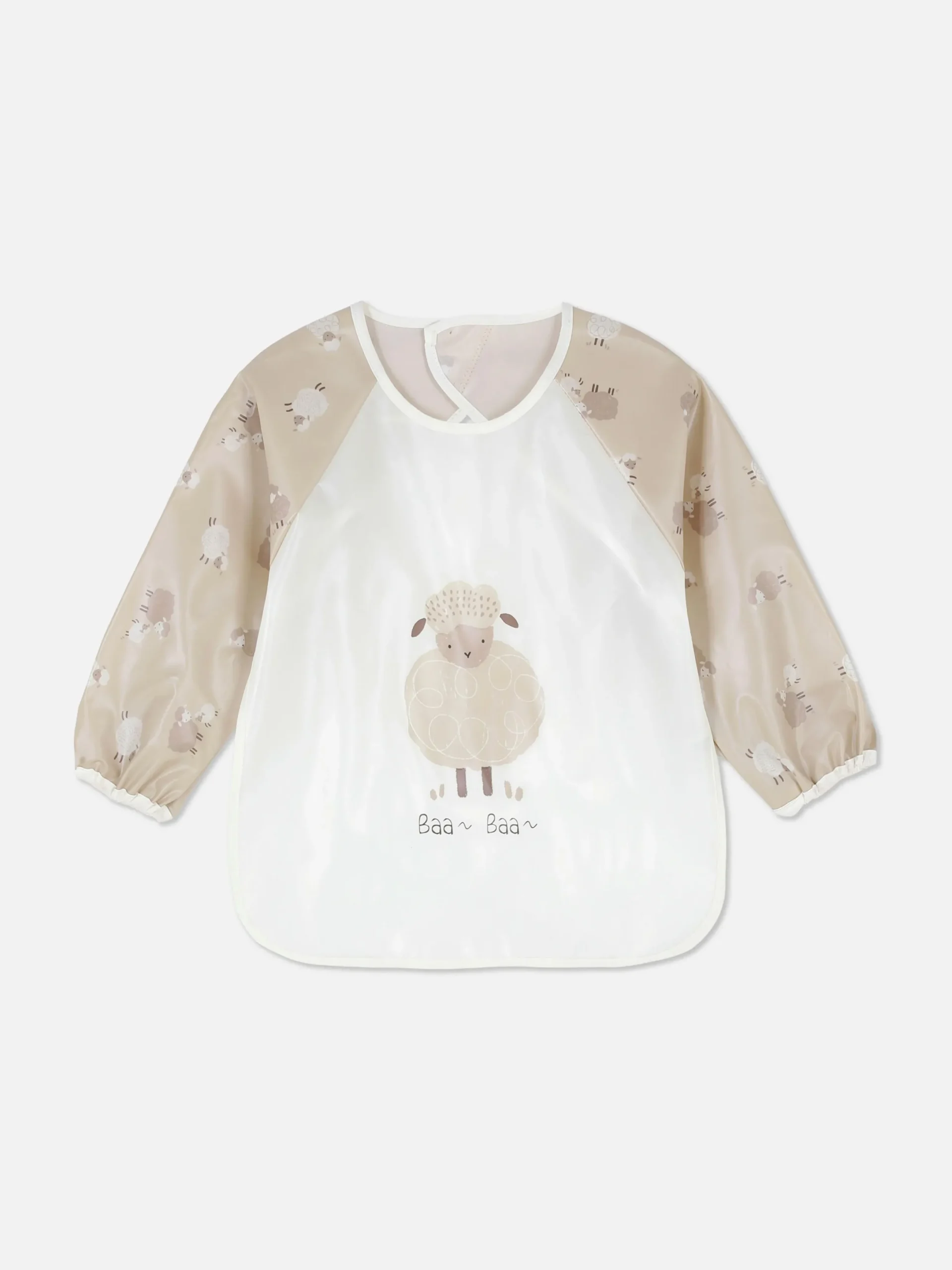 Füttern Und Abstillen|Primark Lätzchen Mit Schafmotiv Elfenbeinfarben