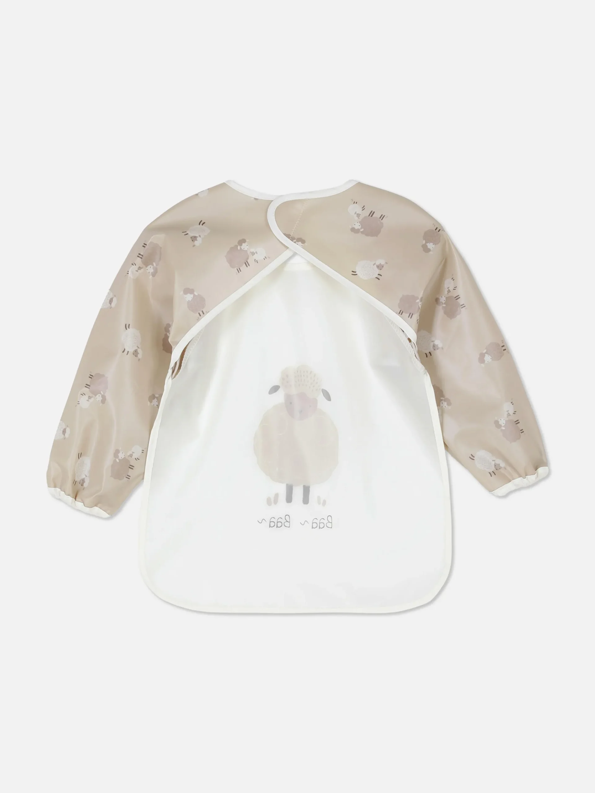 Füttern Und Abstillen|Primark Lätzchen Mit Schafmotiv Elfenbeinfarben