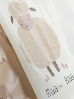 Füttern Und Abstillen|Primark Lätzchen Mit Schafmotiv Elfenbeinfarben