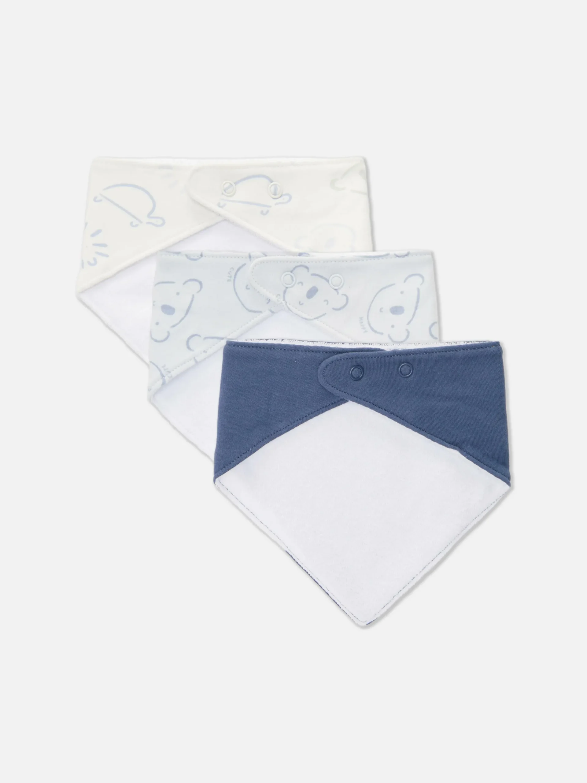 Füttern Und Abstillen|Primark Lätzchen Mit Tier-Grafik, 3er-Pack Blau