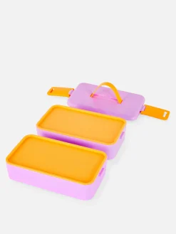 Koch- Und Backutensilien|Primark Lunchbox Mit Zwei Ebenen Rosa