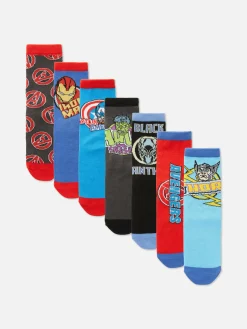 Socken|Primark „Marvel Avengers“-Socken, 7er-Pack Multi