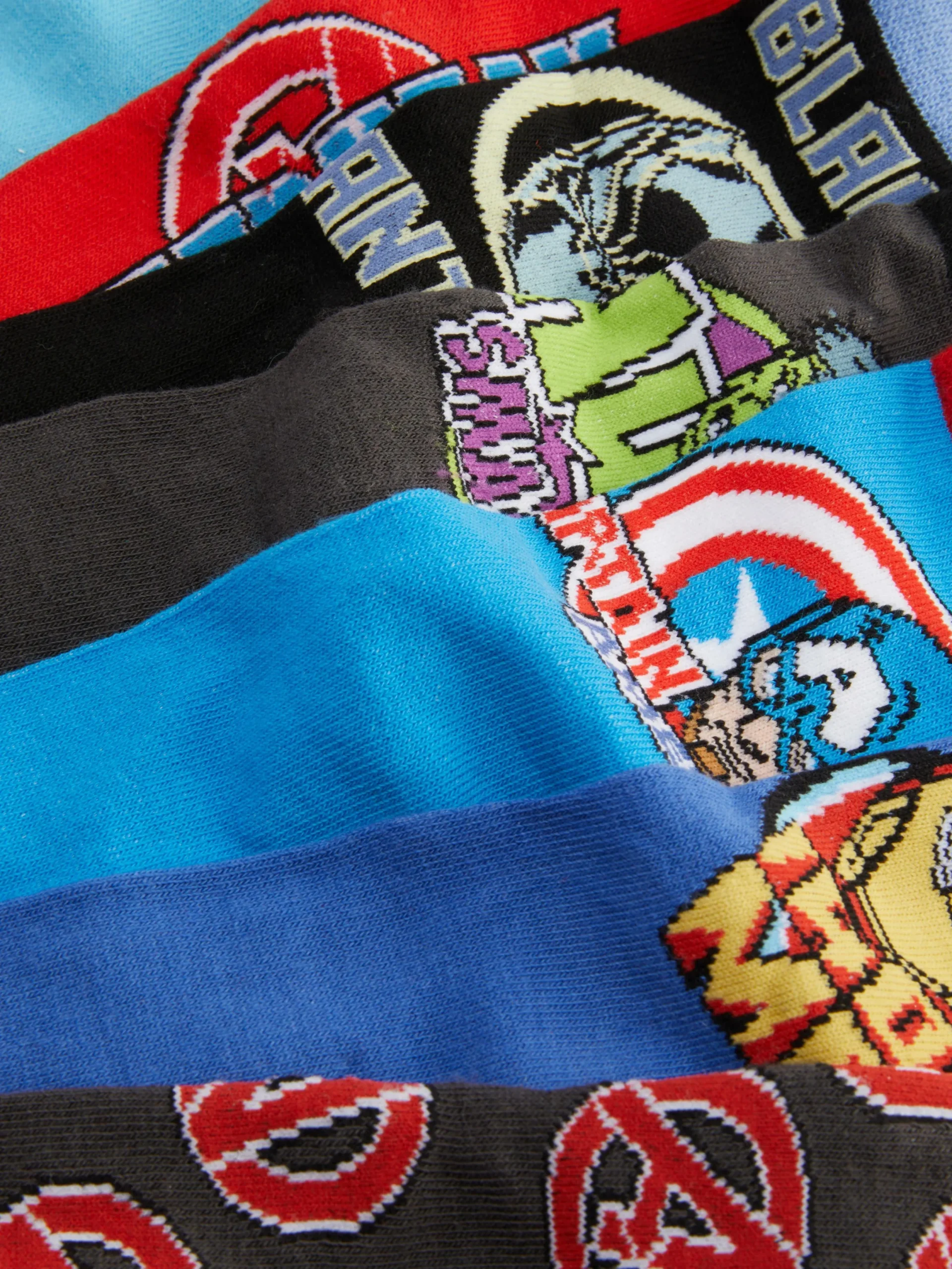 Socken|Primark „Marvel Avengers“-Socken, 7er-Pack Multi