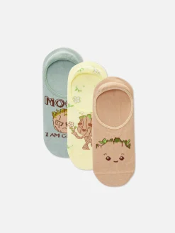 Socken|Primark „Marvel Groot“ Füßlinge, 3er-Pack Multi