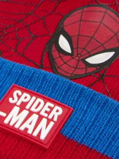 Mützen, Handschuhe Und Schals|Primark „Marvel Spider-Man“ Beanie Mit Pompon Rot