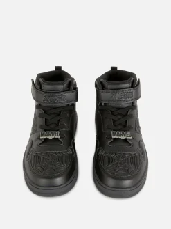 Sneakers|Primark „Marvel Spider-Man“ High-Top-Sneaker Mit Prägung Schwarz