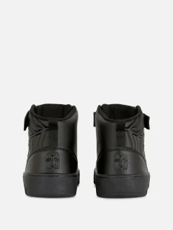 Sneakers|Primark „Marvel Spider-Man“ High-Top-Sneaker Mit Prägung Schwarz