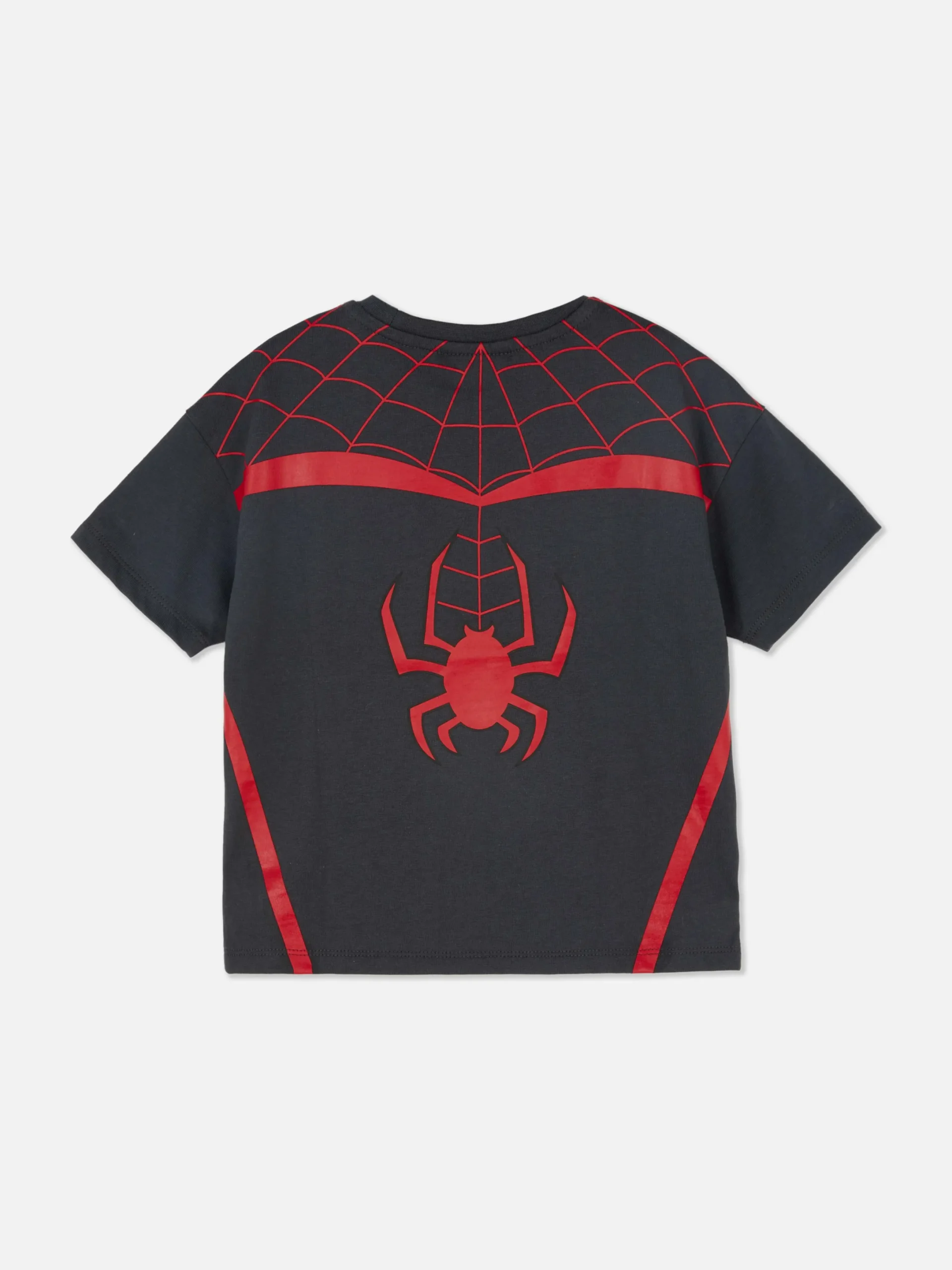 Tops Und T-Shirts|Primark „Marvel Spider-Man Netz“ T-Shirt Schwarz