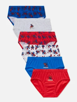 Unterwäsche|Primark „Marvel Spider-Man“ Slips, 6er-Pack Multi