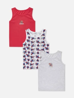 Unterwäsche|Primark „Marvel Spider-Man“ Unterhemdchen, 3er-Pack Multi
