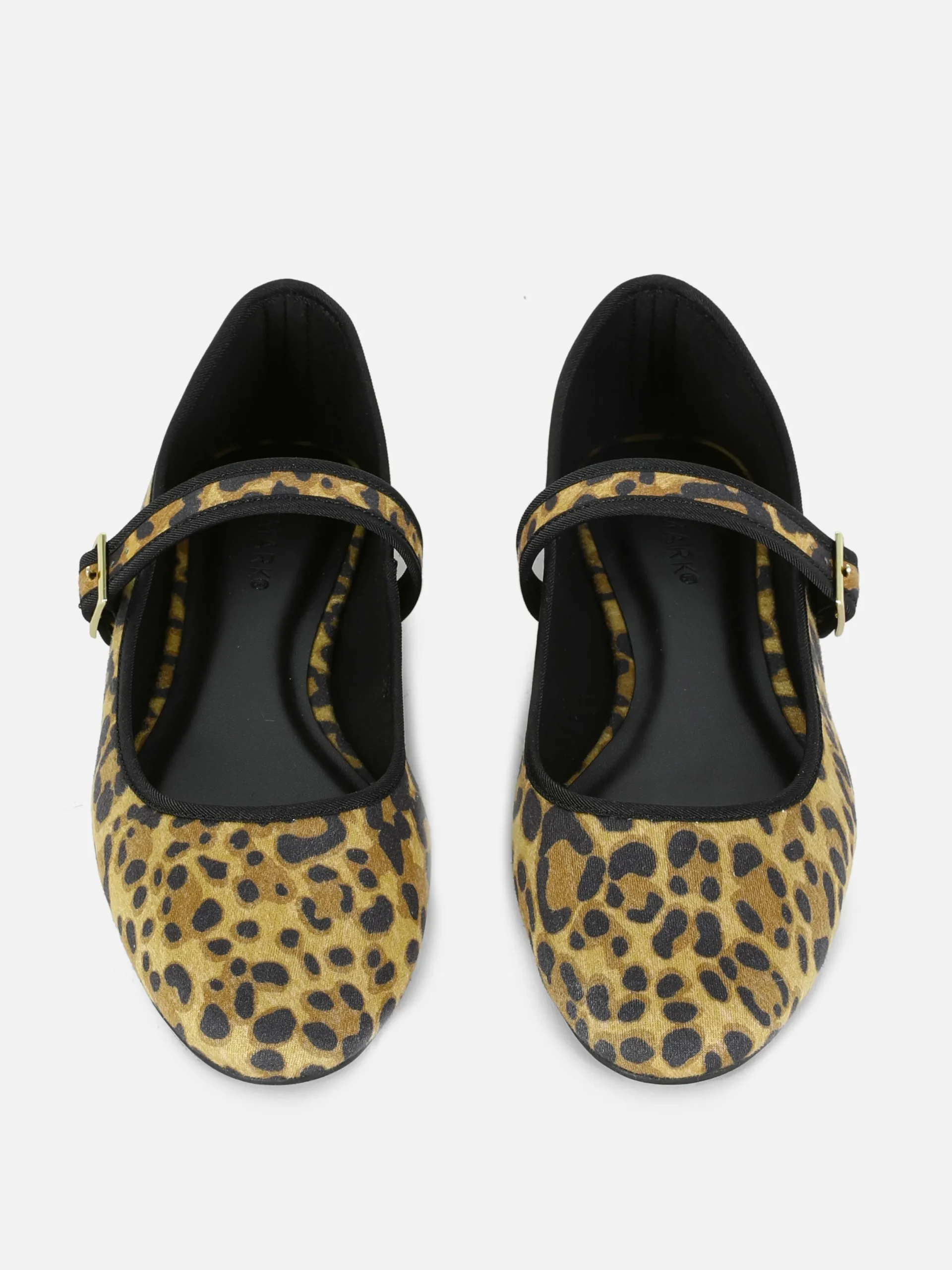 Flache Schuhe|Primark Mary Jane Ballerinas Mit Leopardenmuster Multi