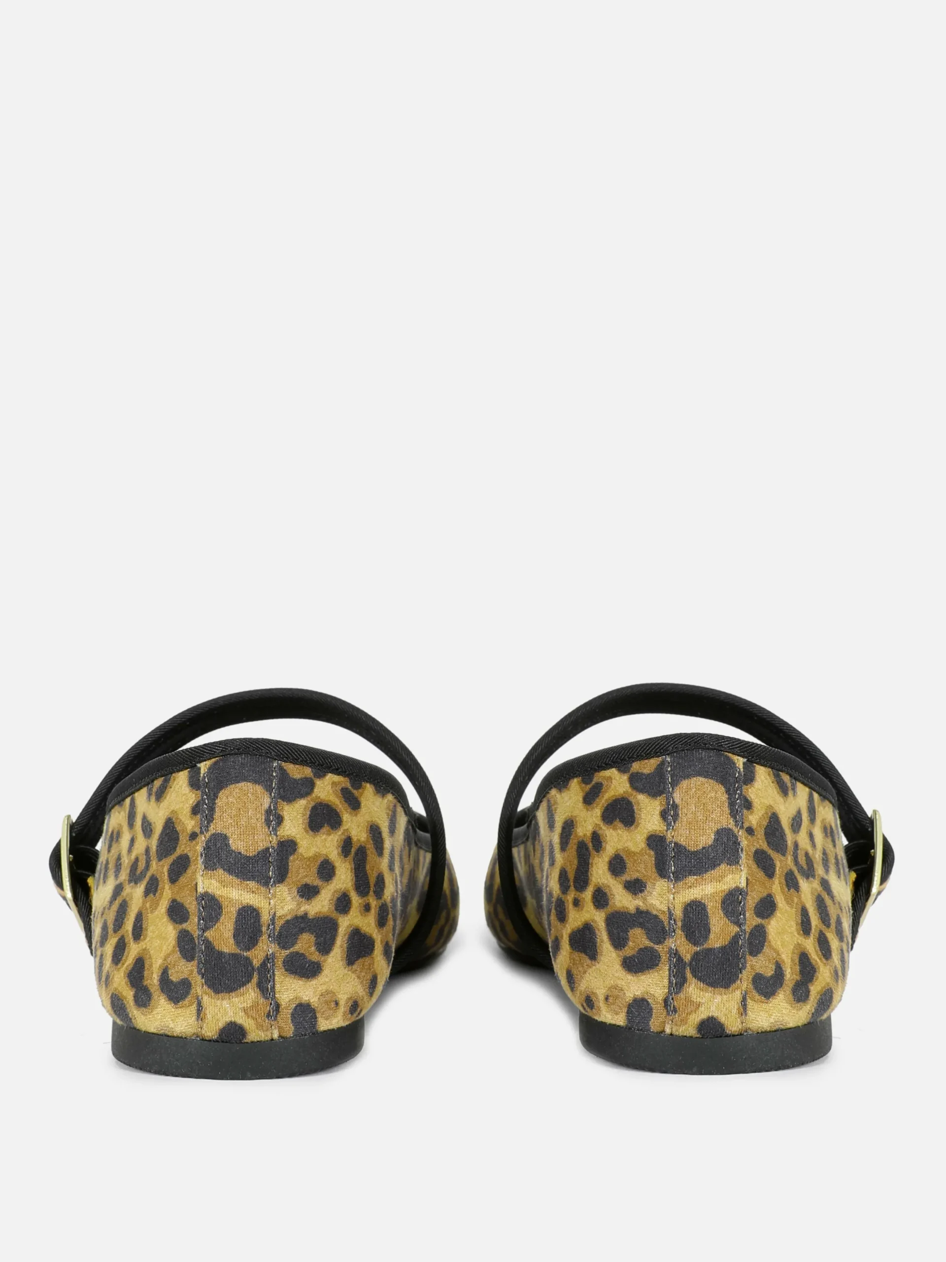 Flache Schuhe|Primark Mary Jane Ballerinas Mit Leopardenmuster Multi