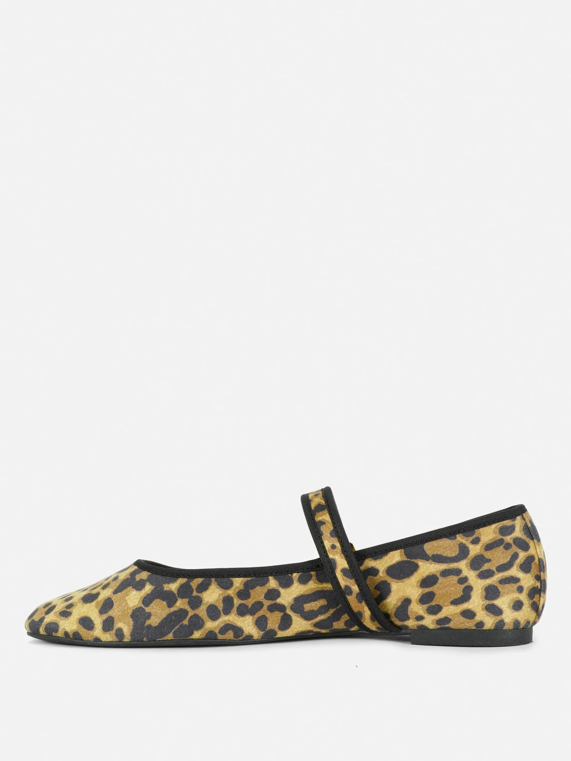 Flache Schuhe|Primark Mary Jane Ballerinas Mit Leopardenmuster Multi