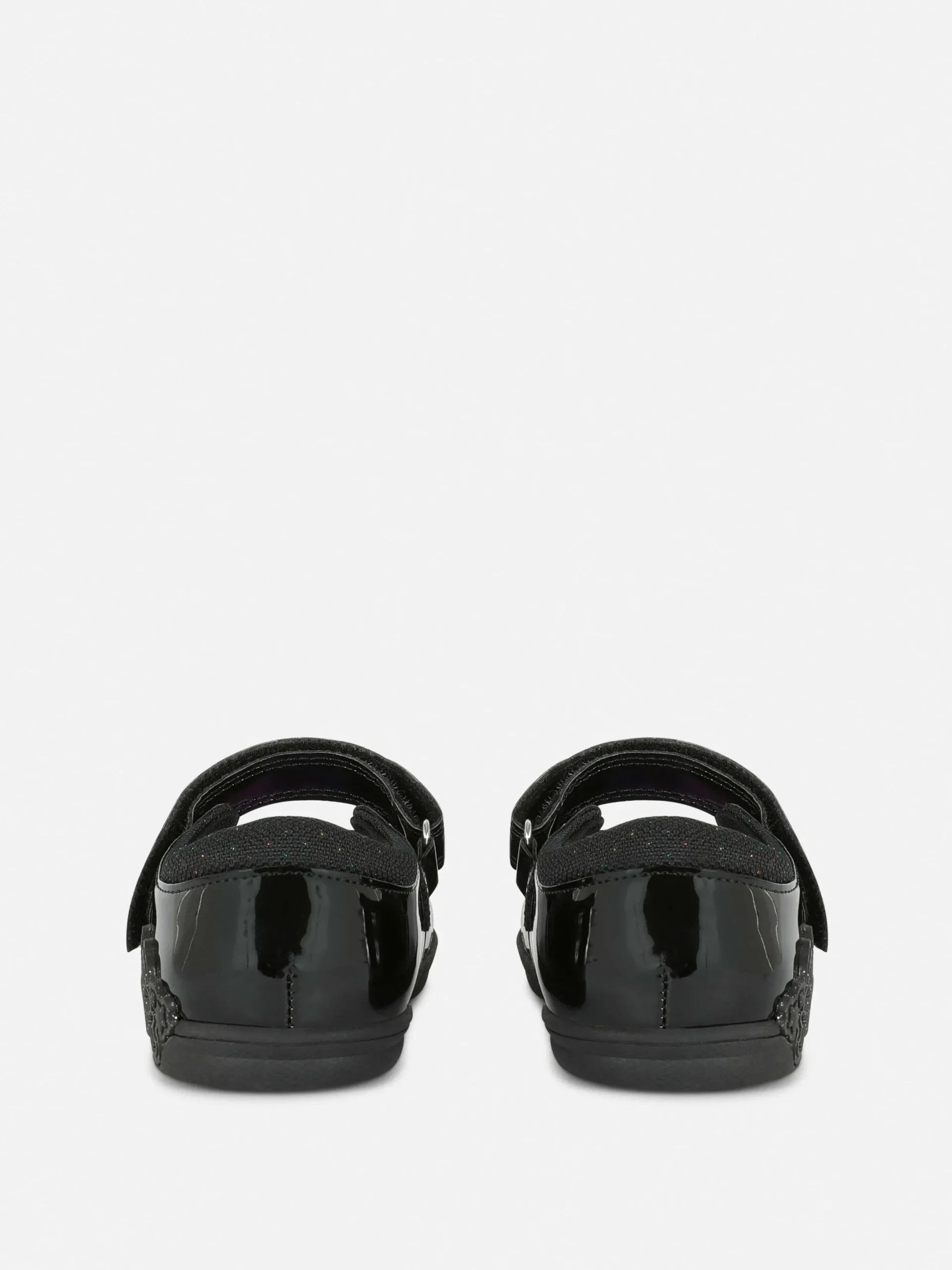 Flache Schuhe|Primark Mary Janes In Lack-Optik Mit Glitzerndem Einhorn Schwarz
