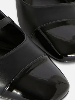 Heels|Primark Mary-Jane-Slingbacks Mit Blockabsatz Schwarz