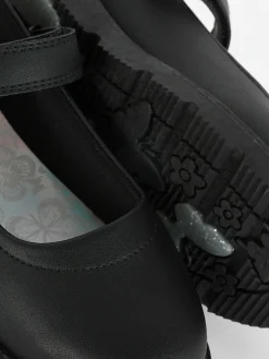 Flache Schuhe|Primark Matte Mary Janes Für Die Schule Schwarz