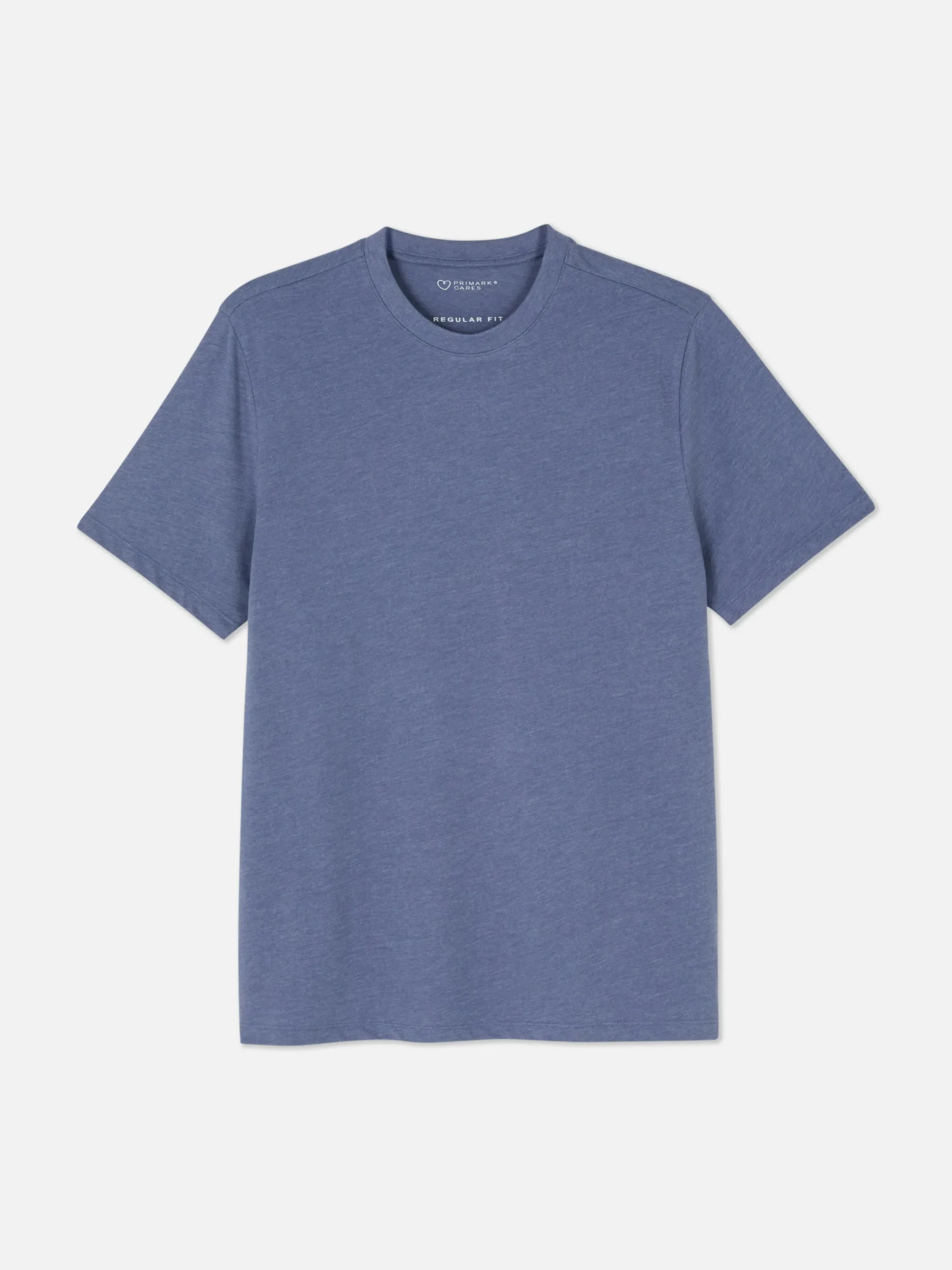 Tops Und T-Shirts|Primark Meliertes Regular-Fit T-Shirt Blau