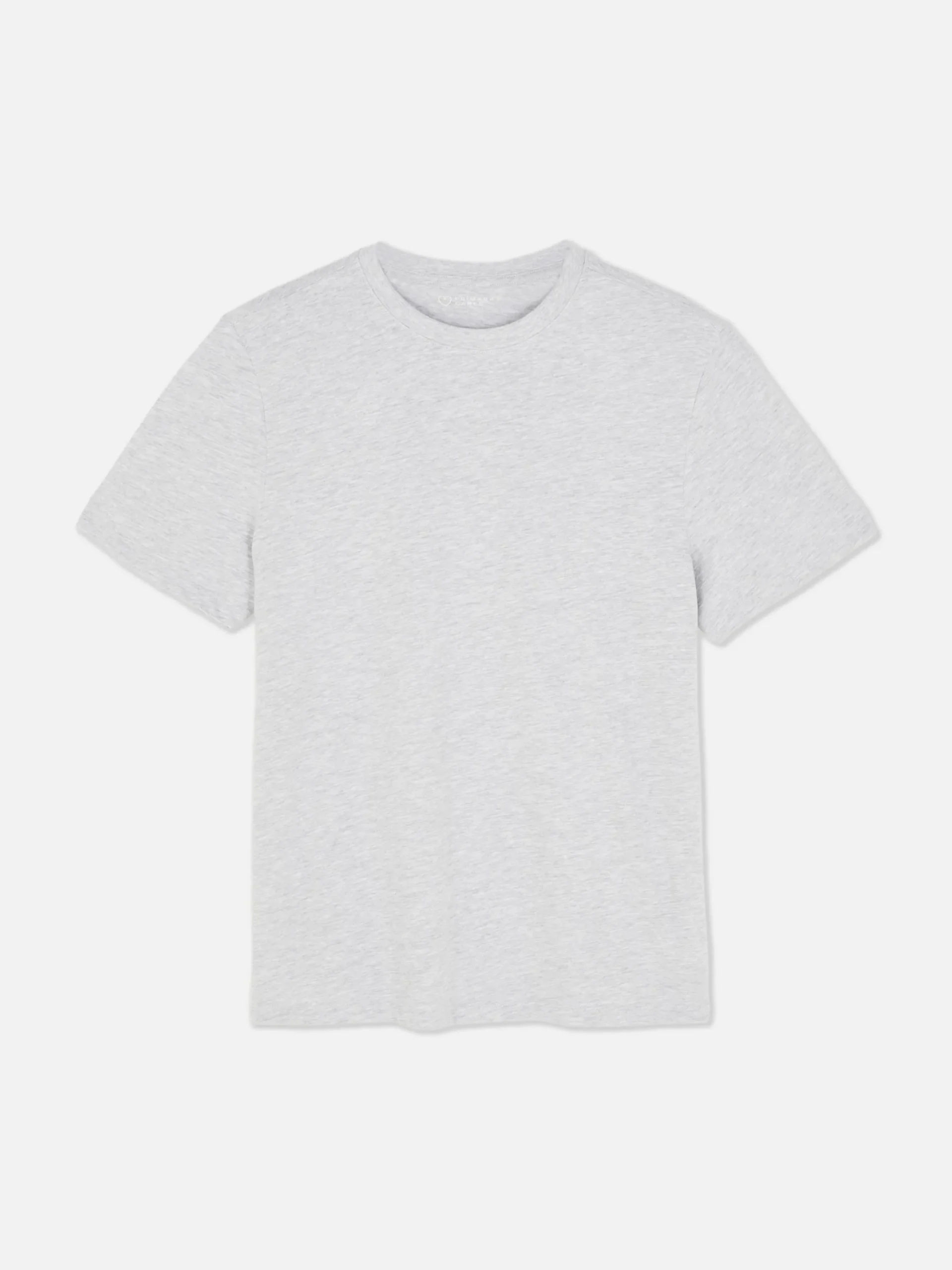 Tops Und T-Shirts|Primark Meliertes Regular-Fit-T-Shirt Grau meliert