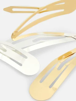 Haarschmuck|Primark Metall-Haarspangen, 4er-Pack Multi