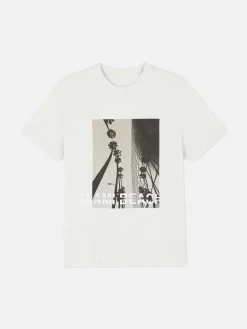 Tops Und T-Shirts|Primark „Miami Beach“ T-Shirt Hellgrau