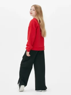 Hoodies Und Sweatshirts|Primark „Micky Maus“ Sweatshirt Rot