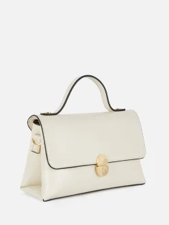Taschen Und Portemonnaies|Primark Midi-Umhängetasche Mit Umschlag Ecrufarben