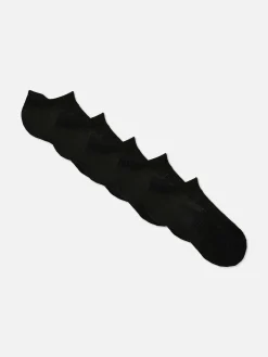 Socken|Primark Mikrofaser-Sneakersocken, 5er-Pack Schwarz