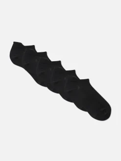 Socken|Primark Mikrofaser-Sneakersocken, 5er-Pack Schwarz