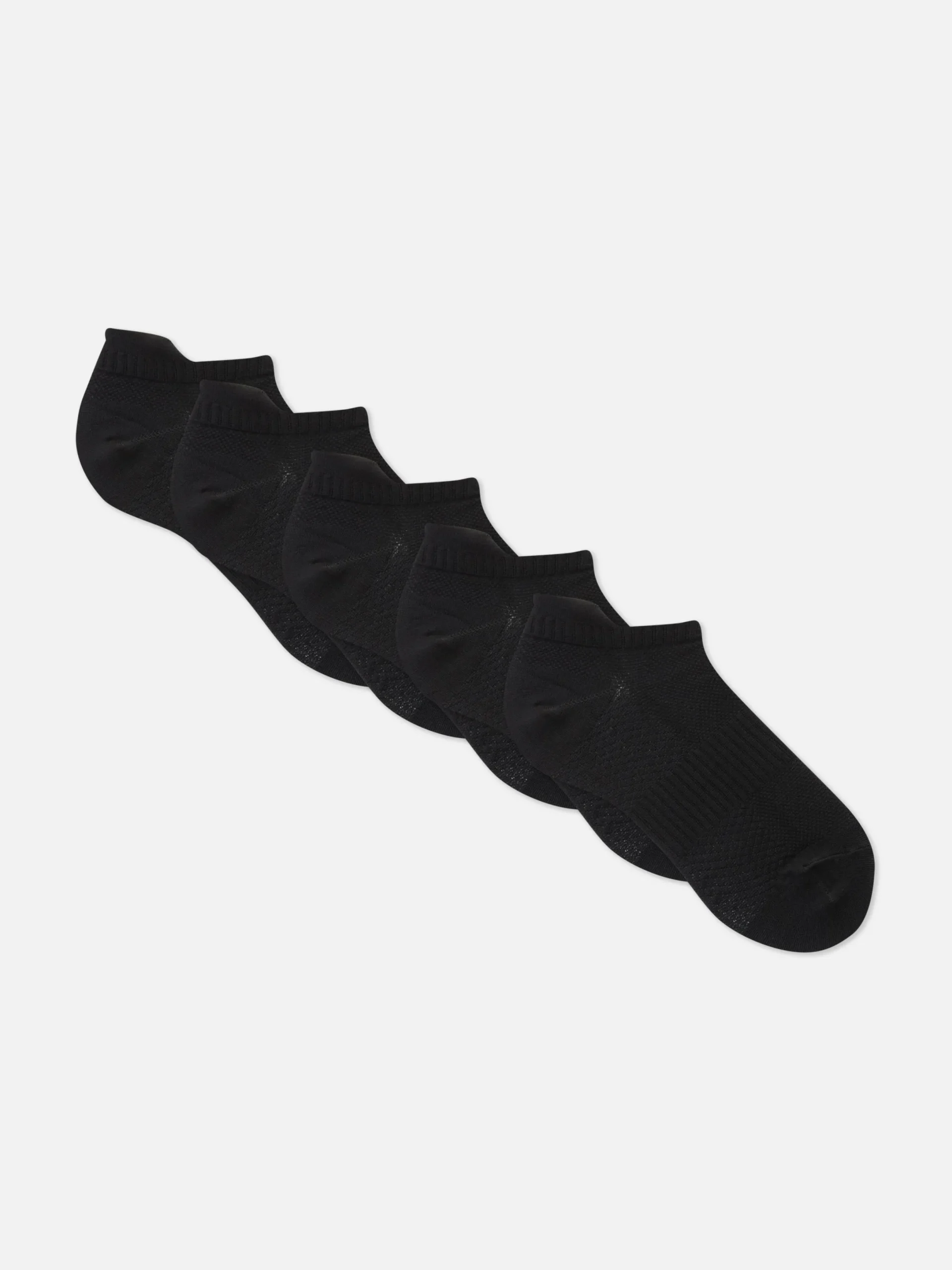 Socken|Primark Mikrofaser-Sneakersocken, 5er-Pack Schwarz