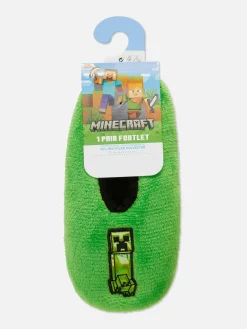 Socken|Primark „Minecraft Creeper“ Füßlinge Grün