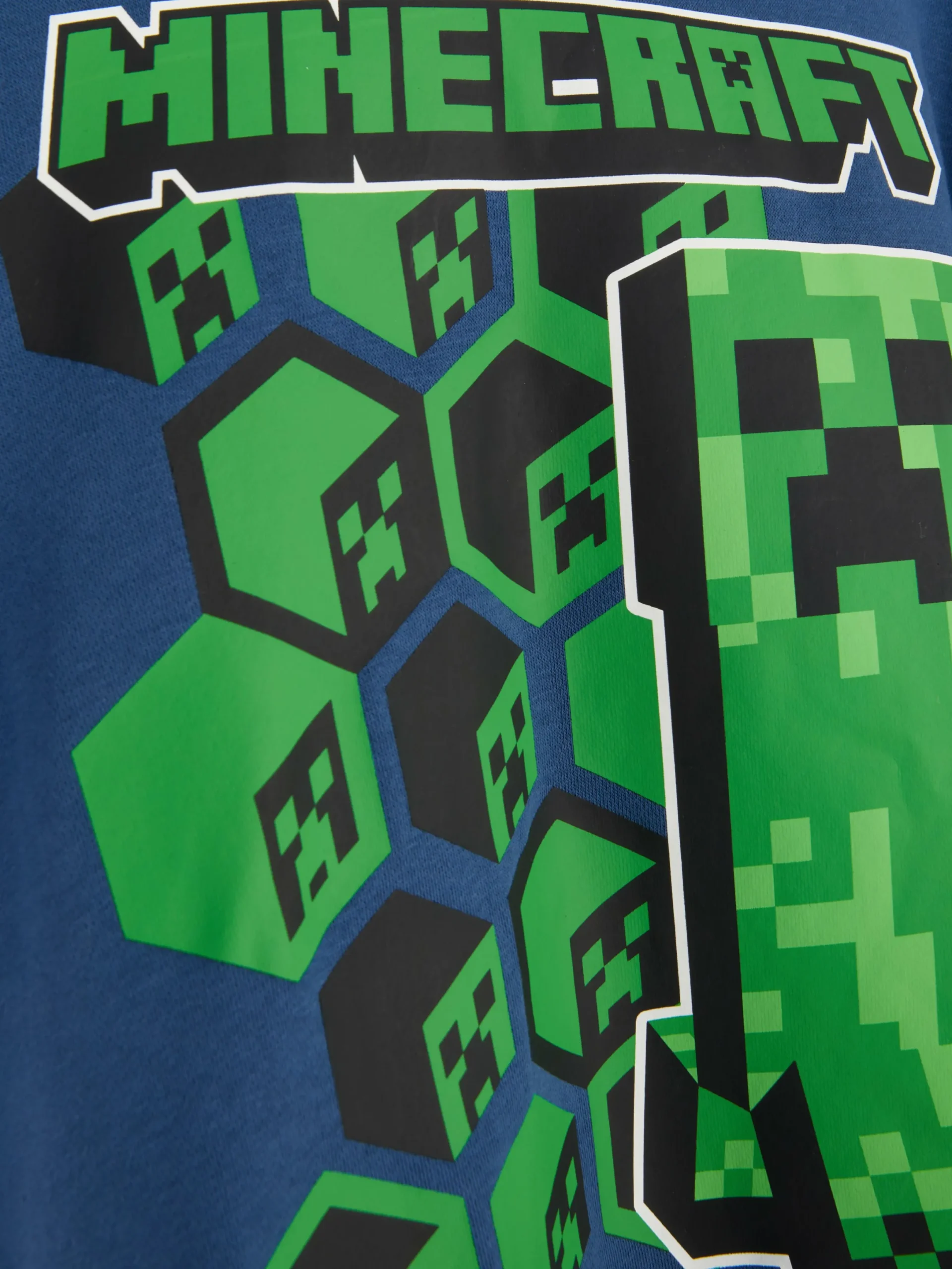 Hoodies Und Sweatshirts|Primark „Minecraft Creeper“ Hoodie Blau