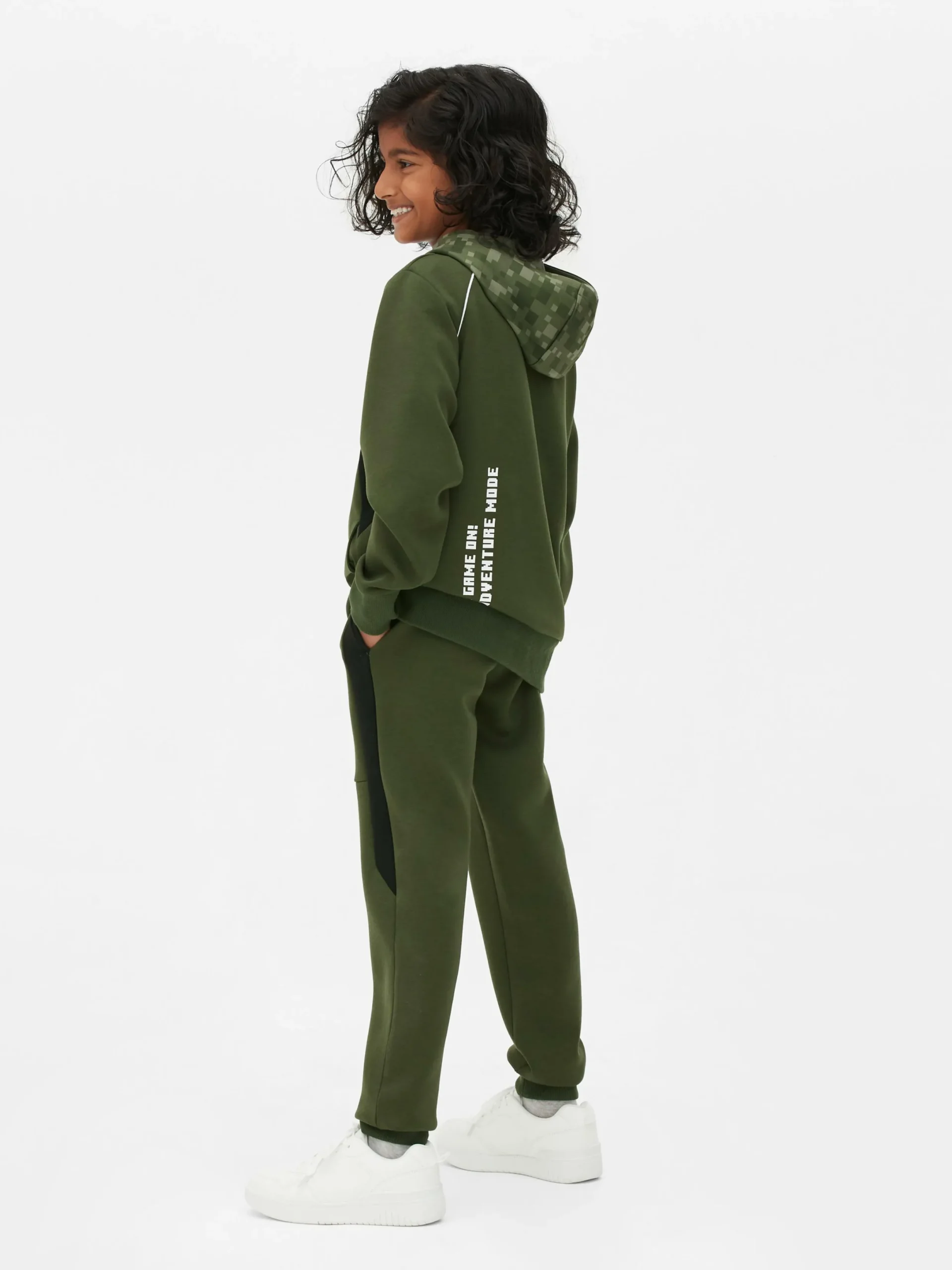 Jogginghosen|Primark „Minecraft“ Jogginghose In Blockfarben Khakifarben