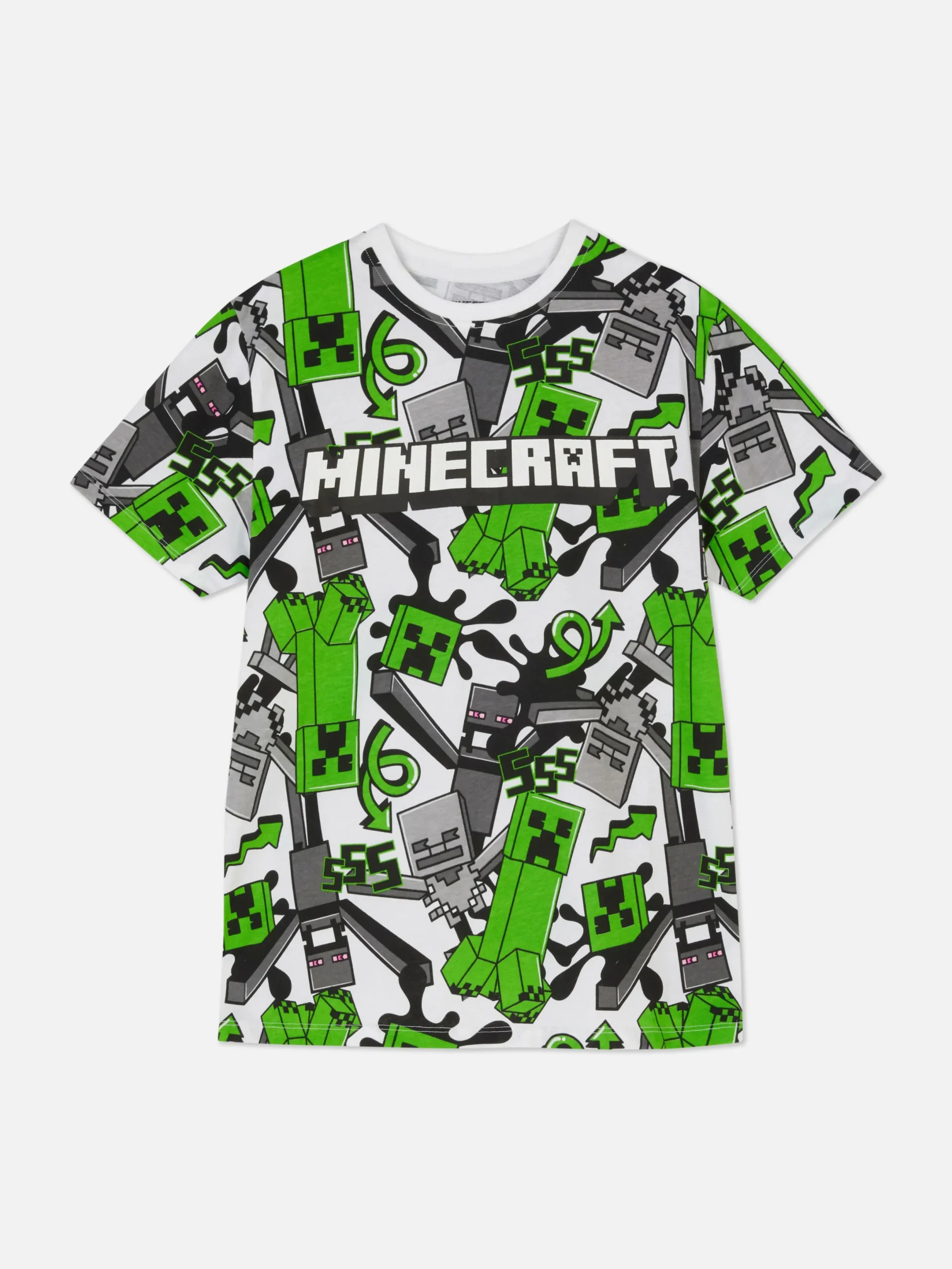 Tops Und T-Shirts|Primark „Minecraft“ T-Shirt Mit Muster Multi