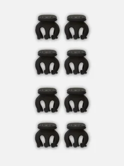 Haarschmuck|Primark Mini Flügel-Haarspangen, 8er-Pack Schwarz