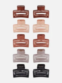 Haarschmuck|Primark Mini-Flügelklammern, 10er-Pack Multi