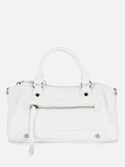Taschen Und Portemonnaies|Primark Mini-Handtasche Aus Kunstleder Weiß