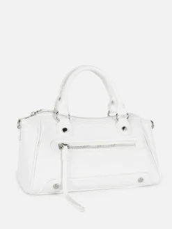 Taschen Und Portemonnaies|Primark Mini-Handtasche Aus Kunstleder Weiß