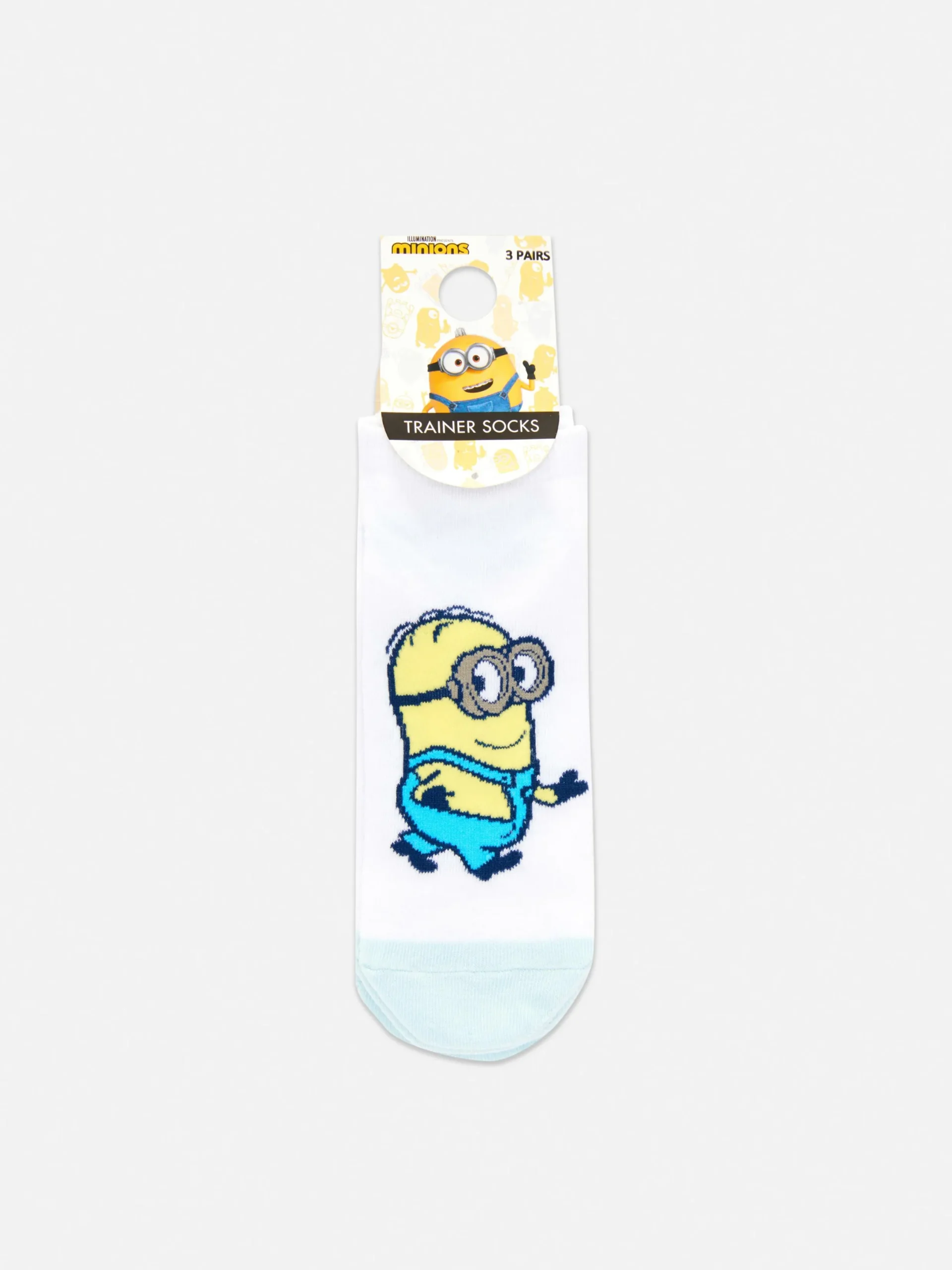 Socken|Primark „Minions“ Sneakersocken, 3er-Pack Gelb