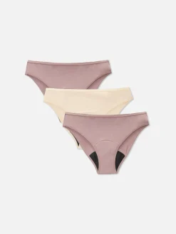 Slips|Primark Mini-Periodenslips, 3er-Pack Mokkafarben