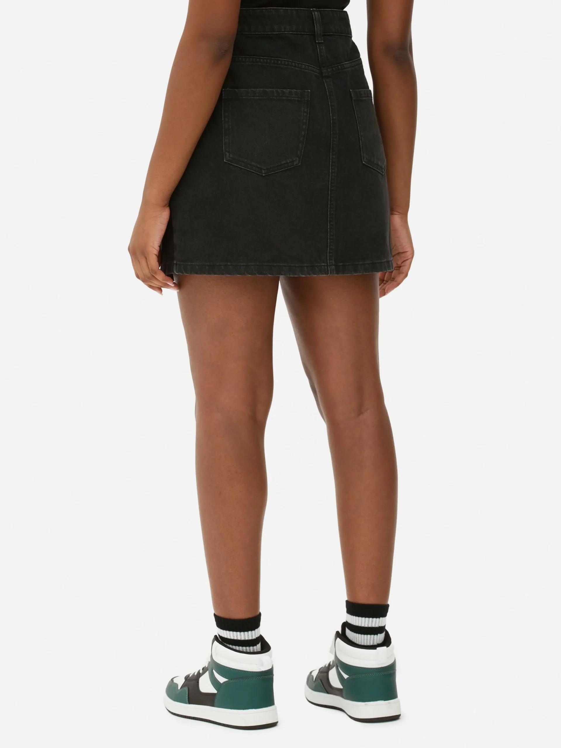 Röcke|Denim|Primark Minirock Aus Denim Schwarz